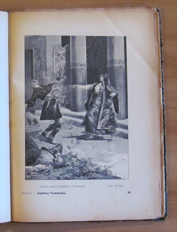 CAPITAN TEMPESTA, I ed. 1905 - ill. DELLA VALLE