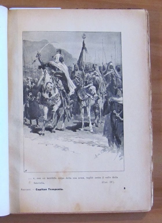 CAPITAN TEMPESTA, I ed. 1905 - ill. DELLA VALLE