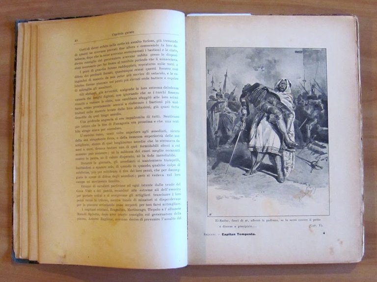 CAPITAN TEMPESTA, I ed. 1905 - ill. DELLA VALLE