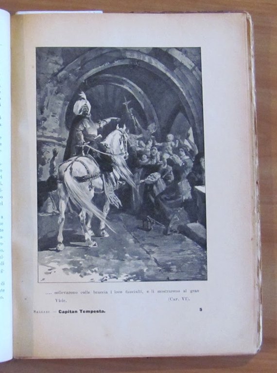 CAPITAN TEMPESTA, I ed. 1905 - ill. DELLA VALLE