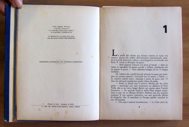 CAPITANI CORAGGIOSI, 1947 - ill. BERNARDINI