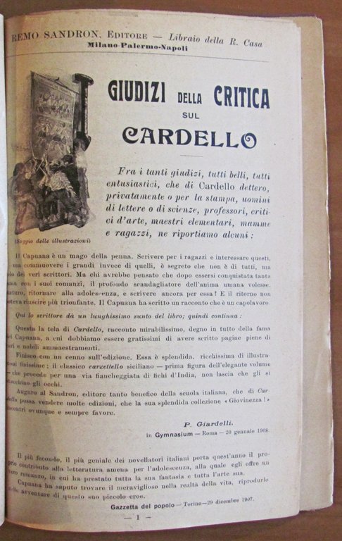 CARDELLO, s.d. ma 1907 - ill. G. G. BRUNO