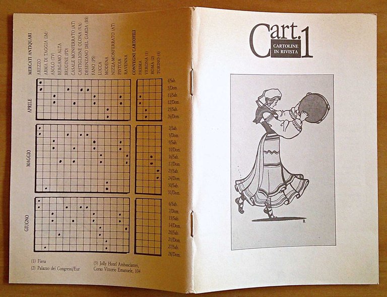 CART.1 e CART.2 - CARTOLINE IN RIVISTA in cofanetti, uno …