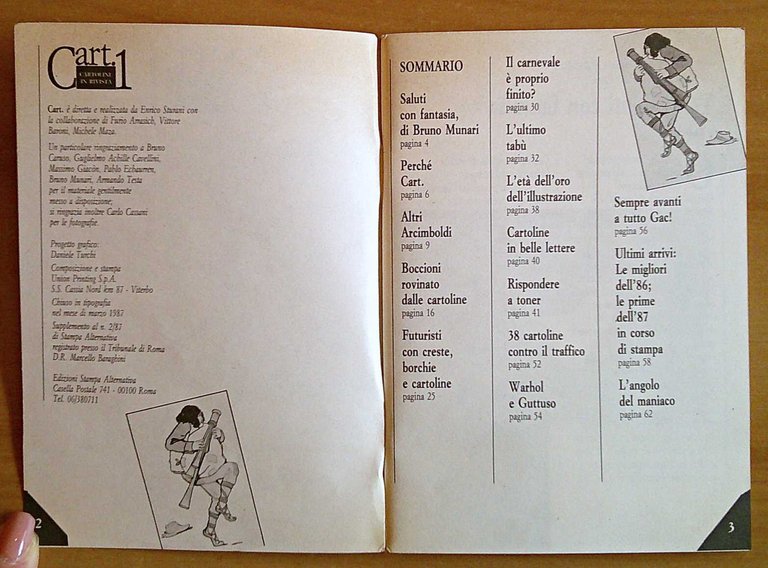 CART.1 e CART.2 - CARTOLINE IN RIVISTA in cofanetti, uno …