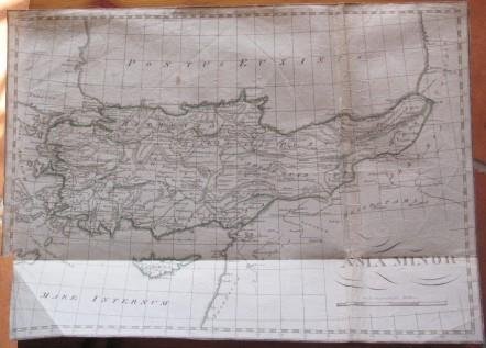 Carta Geografica ASIA MINOR - Scala 60 Geograph Milliar