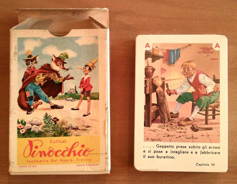 CARTE da Gioco Collodi PINOCCHIO, anni '70 - ill. SGRILLI … | Immagine Gallery 1
