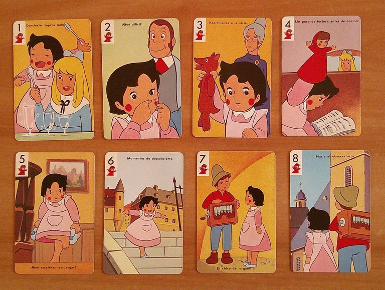 CARTE da Gioco HEIDI EN FRANKFURT, 1975
