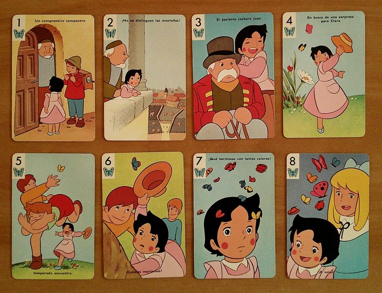 CARTE da Gioco HEIDI EN FRANKFURT, 1975