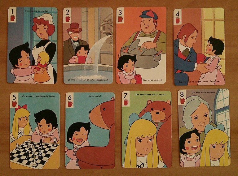 CARTE da Gioco HEIDI EN FRANKFURT, 1975