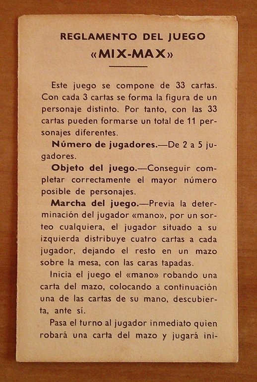 CARTE da Gioco HEIDI EN FRANKFURT, 1975