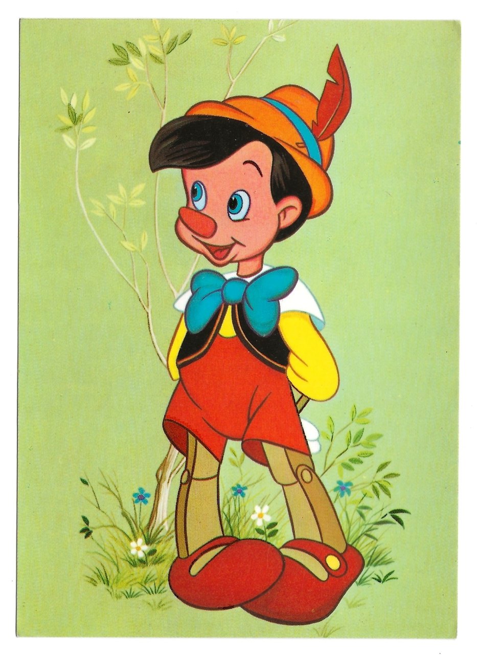 Cartolina PINOCCHIO, anni '60