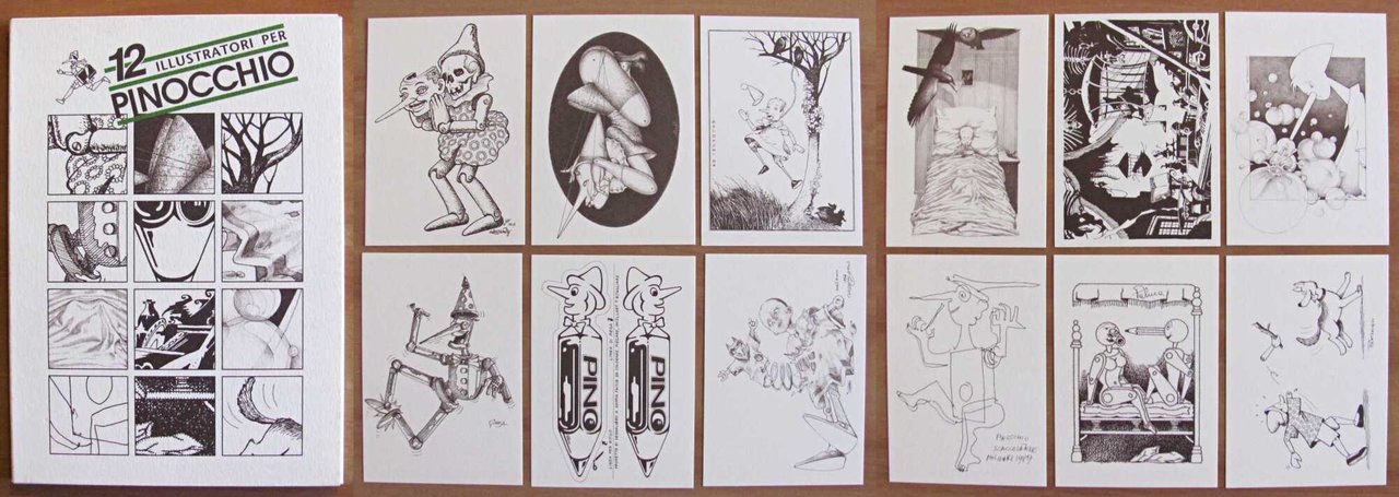 Cartoline 12 ILLUSTRATORI PER PINOCCHIO - Tiratura Limitata | Immagine principale