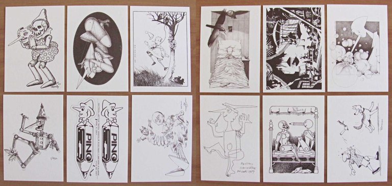Cartoline 12 ILLUSTRATORI PER PINOCCHIO - Tiratura Limitata | Immagine Gallery 4