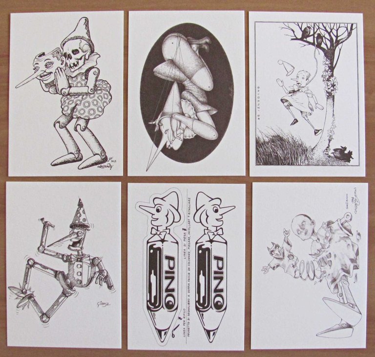 Cartoline 12 ILLUSTRATORI PER PINOCCHIO - Tiratura Limitata | Immagine Gallery 8