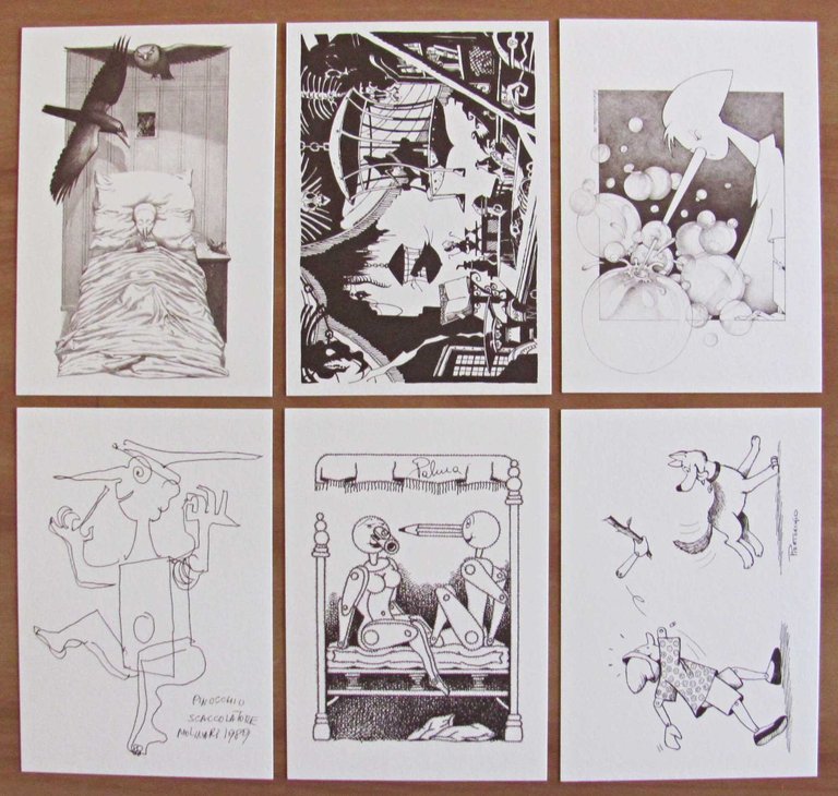 Cartoline 12 ILLUSTRATORI PER PINOCCHIO - Tiratura Limitata | Immagine Gallery 9
