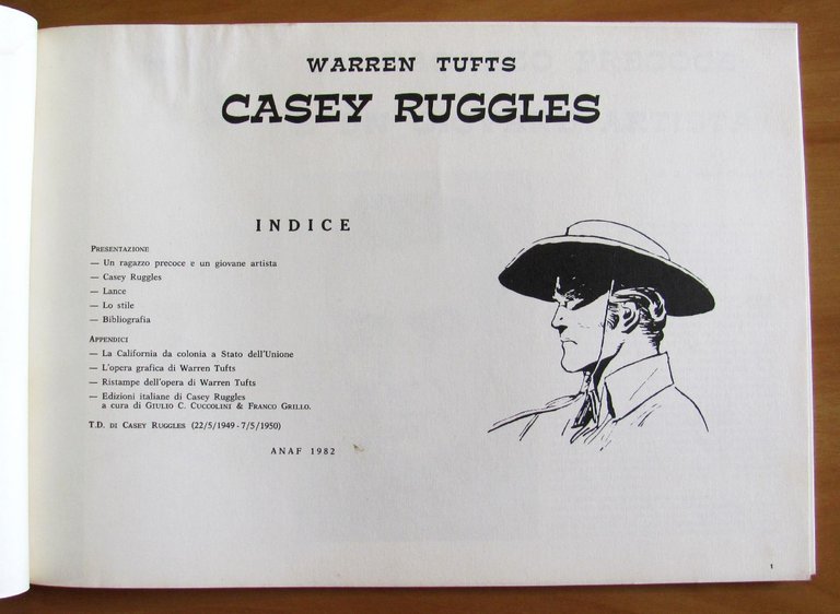 CASEY RUGGLES con le prime 51 Tavole domenicali - ANAF, …