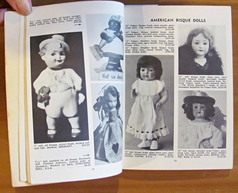 Catalogo ANTIQUE DOLL AND CURRENT PRICES, 1972