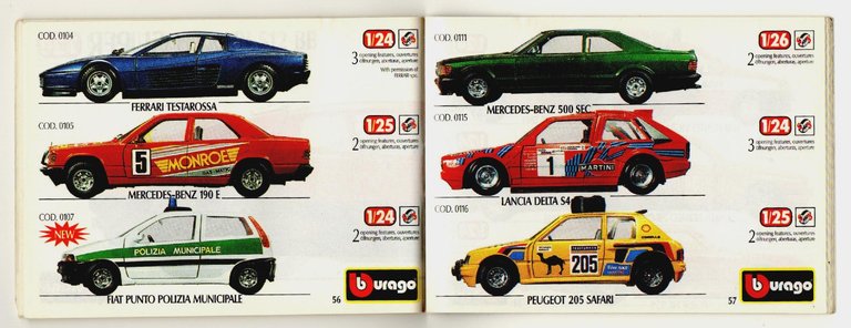 CATALOGO BURAGO '97 con tutti i mini Modelli a colori | Immagine Gallery 4