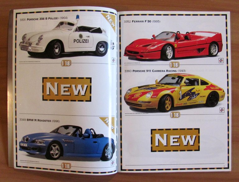 CATALOGO BURAGO '97 con tutti Modelli a colori - 1/18, …