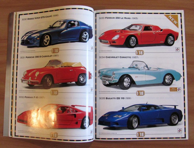 CATALOGO BURAGO '97 con tutti Modelli a colori - 1/18, …