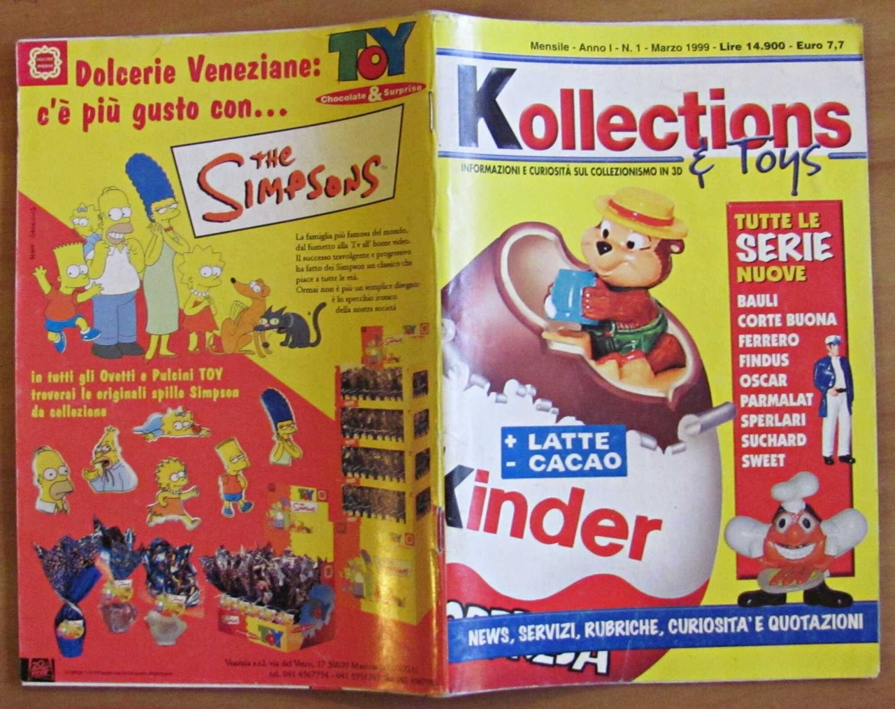 Catalogo KOLLECTIONS &amp; TOYS, 1999 | Immagine principale