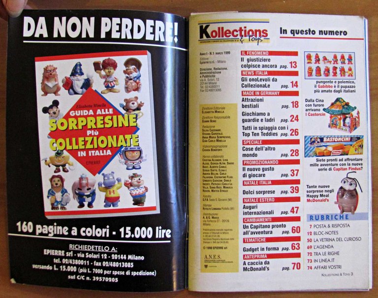 Catalogo KOLLECTIONS &amp; TOYS, 1999 | Immagine Gallery 2
