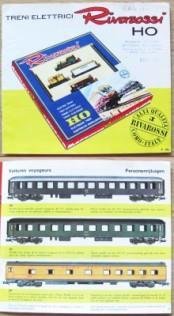 Catalogo Treni Elettrici Rivarossi Ho, 1968. (Francese. Tedesco)