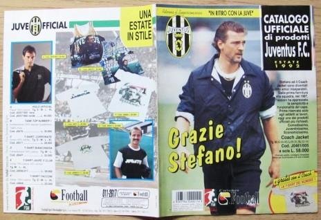 Catalogo Ufficiale Dei Prodotti Juventus F.C. Estate 1992