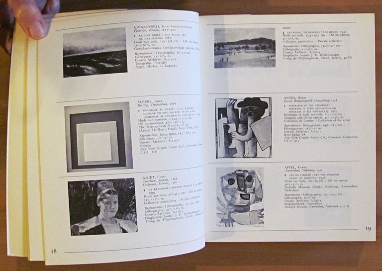 CATALOGUE DE REPRODUCTIONS DE PEINTURES 1860 à 1969