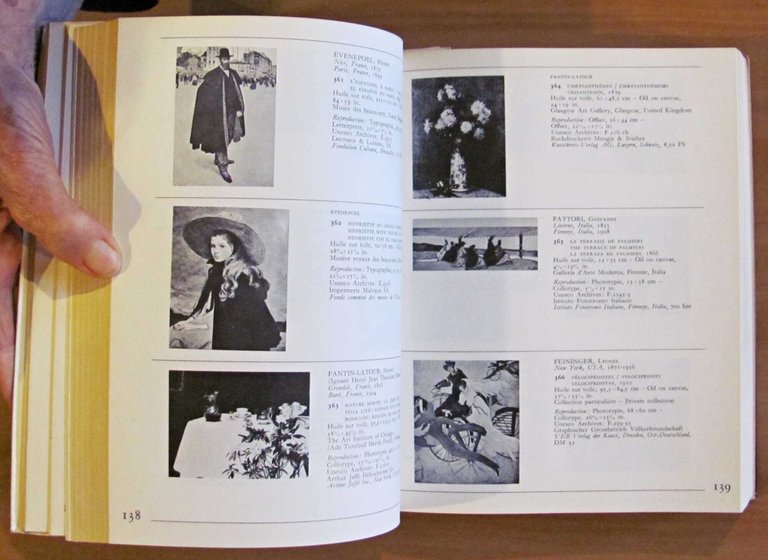 CATALOGUE DE REPRODUCTIONS DE PEINTURES 1860 à 1969