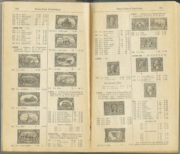 CATALOGUE DE TIMBROS POSTE - Ed. Yvert & Tellier 1923