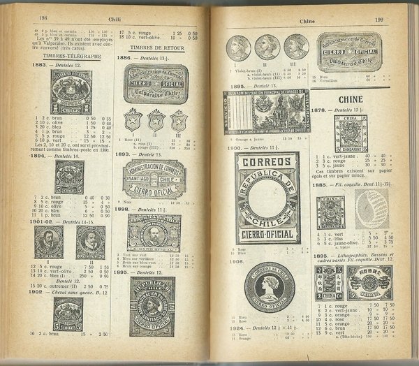 CATALOGUE DE TIMBROS POSTE - Ed. Yvert &amp; Tellier 1926