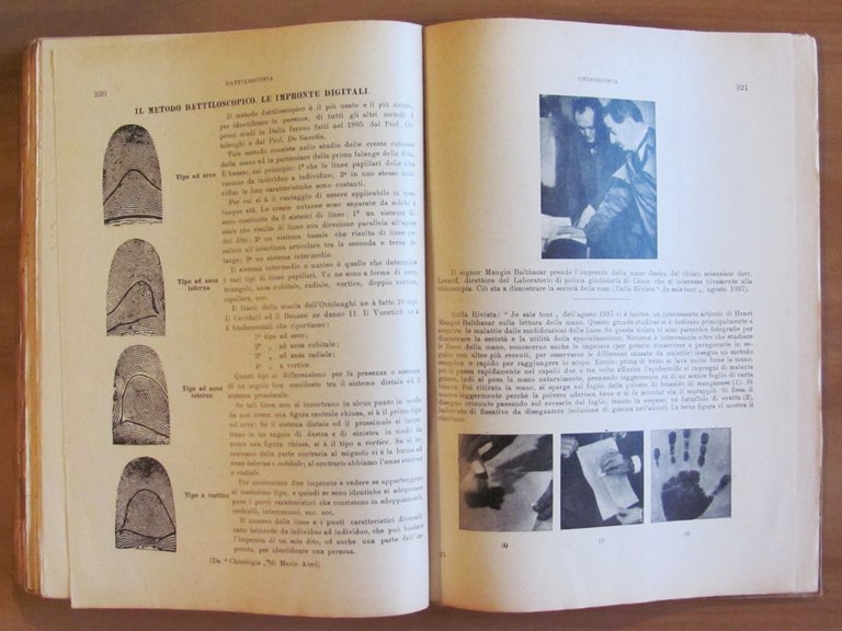 CHIROLOGIA FIGURATA Sistema Dizionario, 1938 con Scheda Editoriale