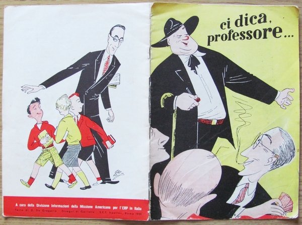 CI DICA PROFESSORE... - Ed. Missione Americana per l'ERP, 1951