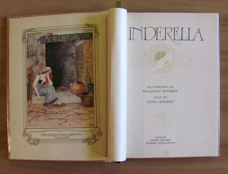 CINDERELLA, I ed. anni '20 ill. SOWERBY - RARISSIMO