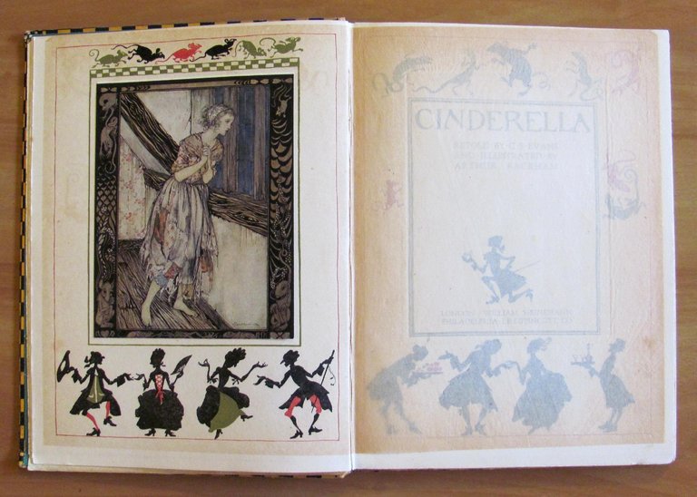 CINDERELLA, I edizione 1919 ill. da RACKHAM