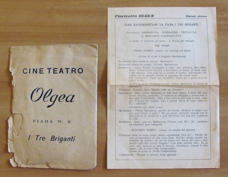 Cine Teatro Olgea - I TRE BRIGANTI con 2 Fondali, … | Immagine Gallery 4