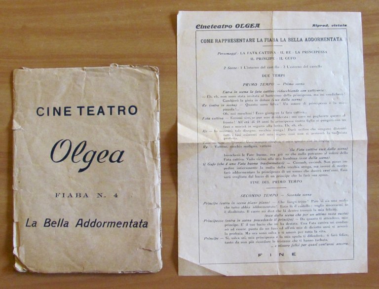 CINE TEATRO OLGEA - LA BELLA ADDORMENTATA con 2 fondali, … | Immagine Gallery 7