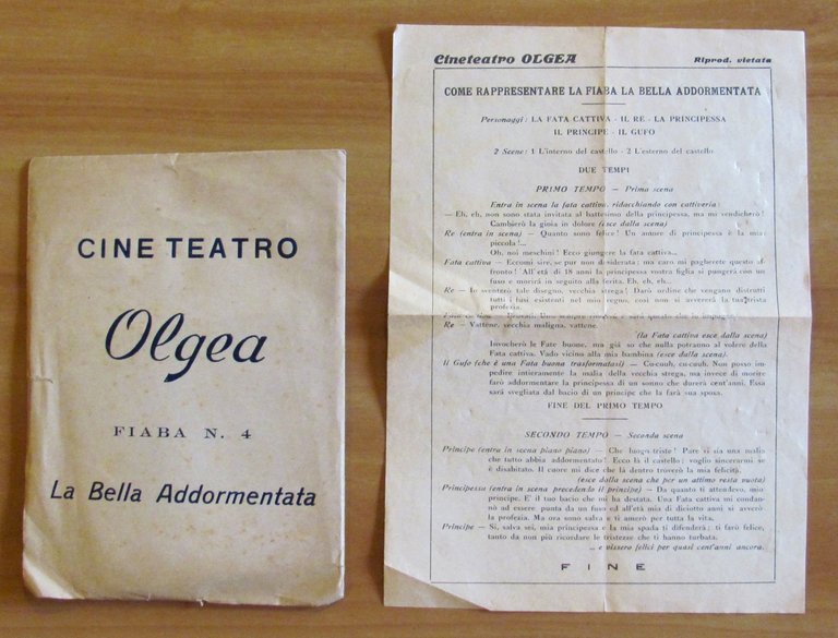CINE TEATRO OLGEA - LA BELLA ADDORMENTATA con 2 fondali, … | Immagine Gallery 6