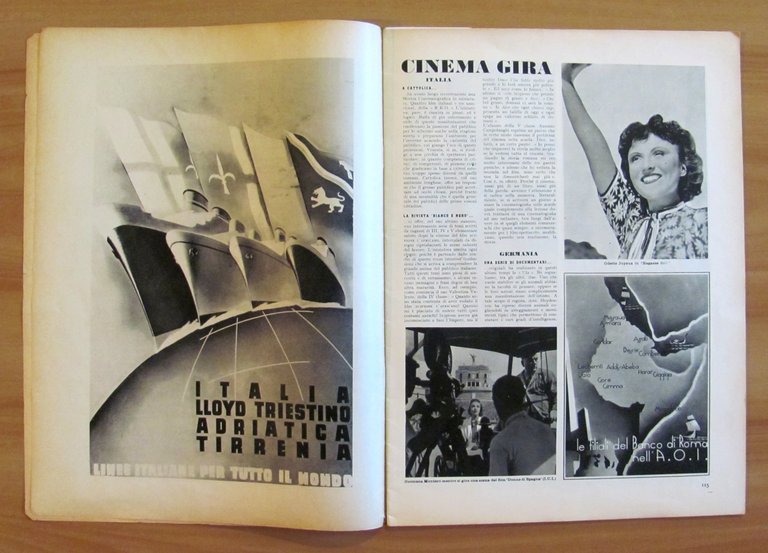 CINEMA N.76 - Rivista di Cinema 25 Ago 1939 - …