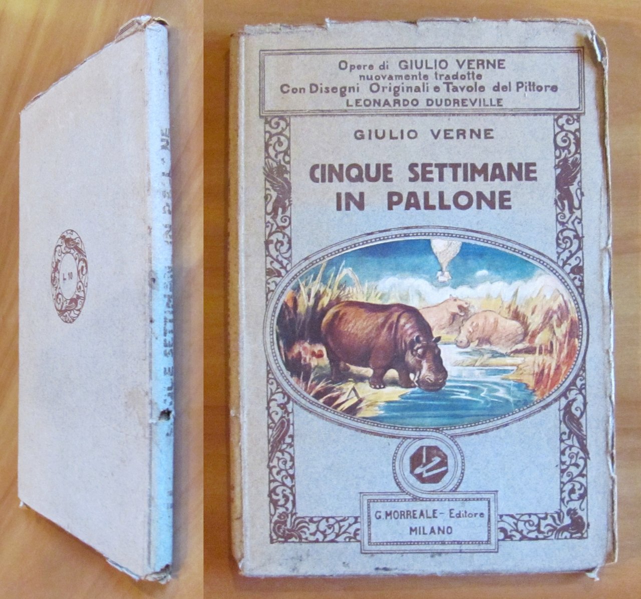 CINQUE SETTIMANE IN PALLONE, 1925 - ill. DUDREVILLE
