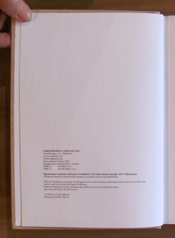 CIUFFETTINO, I ed. 2006 - Anastatica della I ed. del …