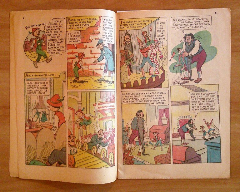 Classics Illustrated Junior PINOCCHIO N.513, 1967