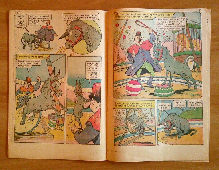 Classics Illustrated Junior PINOCCHIO N.513, 1967