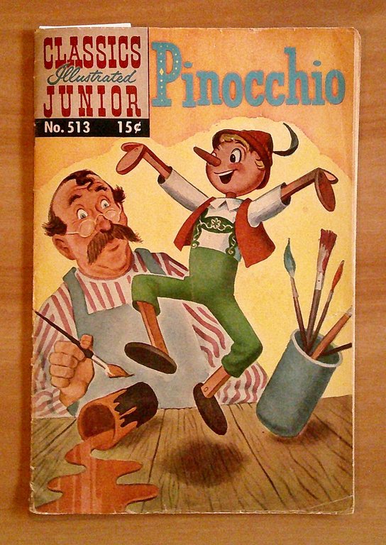 Classics Illustrated Junior PINOCCHIO N.513, 1967