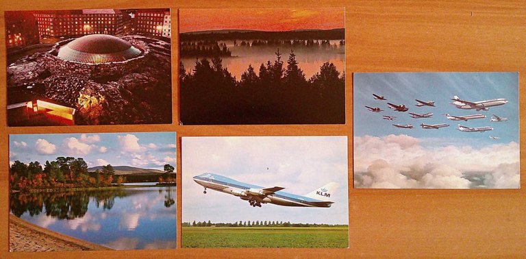 Cofanetto 10 cartoline + 7 Francobolli - FINLANDIA, FINNAIR, SIPE …