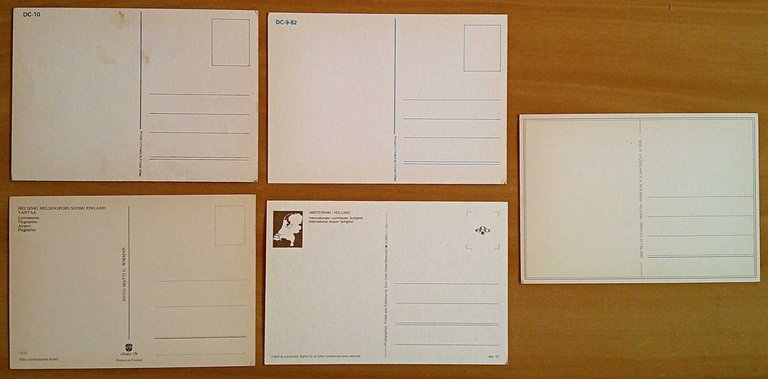 Cofanetto 10 cartoline + 7 Francobolli - FINLANDIA, FINNAIR, SIPE …