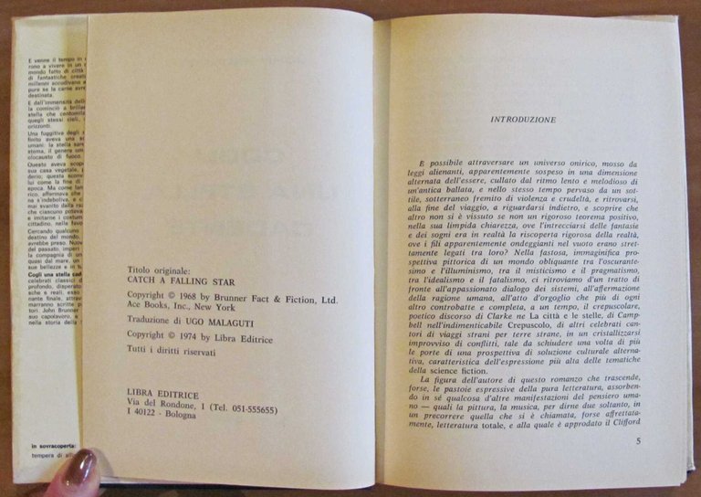 COGLI UNA STELLA CADENTE, I ed. 1974 - Collana Gli …