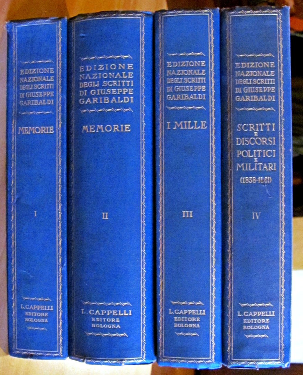 COLLANA EDIZIONE NAZIONALE DEGLI SCRITTI DI GIUSEPPE GARIBALDI - Volumi …