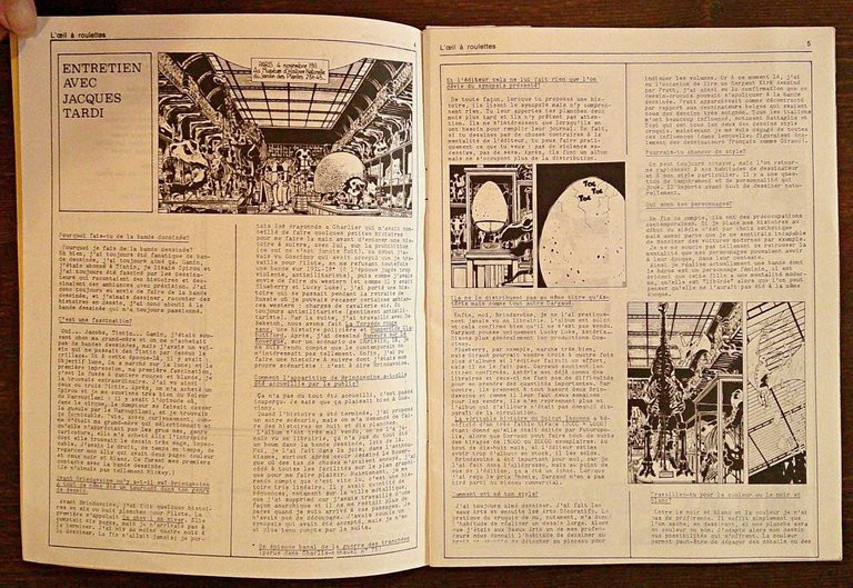 Collection L'OEIL A ROULETTES N.1 - Revue trimestrelle de bande …